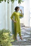 Tew Vatican Kurti With Bottom Chanderi Butti Dupatta Wholesale In Delhi